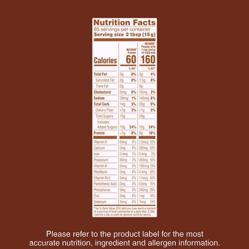 Nesquik Chocolate Powder Drink Mix 44.9 oz. 2.81 lb | Made wit...
