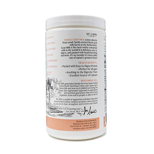 Whole Goat Milk By Mt. Capra | A Whole Goat Milk Powder From Non