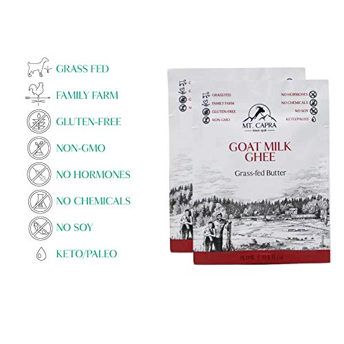 Mt. Capra Since 1928 Goat Milk Ghee | Grass Fed Clarified Butter