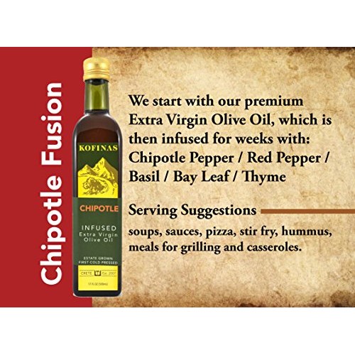 Chipotle Infused Extra Virgin Cold Pressed Olive Oil 500 Ml 17