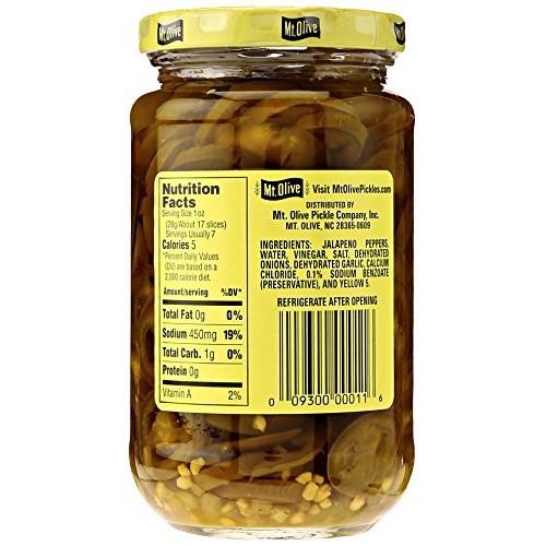 Mt. Olive Jalapeno Slices Jar, Fresh Pack, 12 Oz