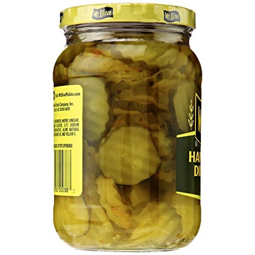 Mt. Olive Hamburger Dill Chips Pickles, 16 Oz