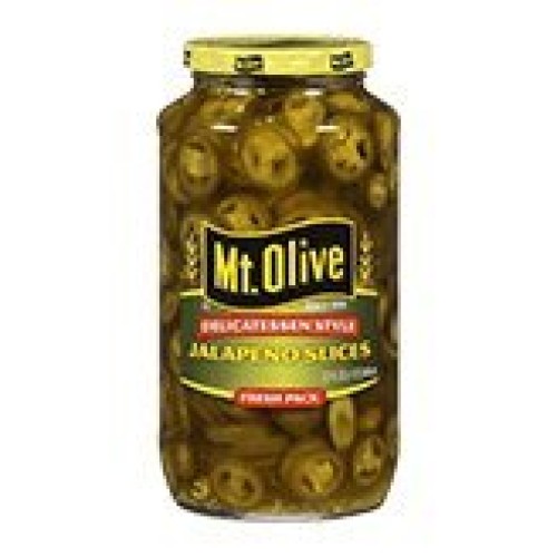 Mt. Olive Jalapeno Slices, 32 fl oz
