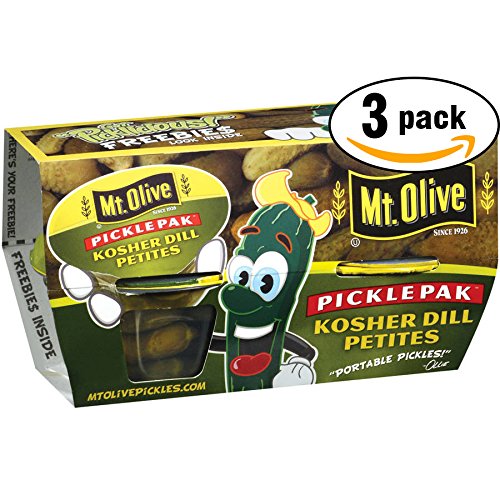Mt. Olive Kosher Dill Petites Picklepak 4Pk, 3.7 Fl Oz Cups Pac