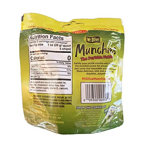 Mt.Olive Munchies Chips 4.8 Fl. Oz Pack Of 3! 3 Flavors Buffalo