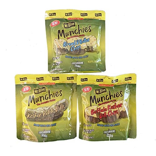 Mt.Olive Munchies Chips 4.8 Fl. Oz Pack Of 3! 3 Flavors Buffalo