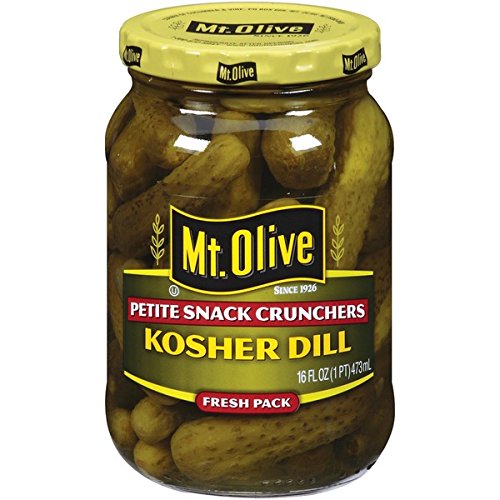 Mt. Olive Petite Snack Crunchers, Kosher Dills, 16 Fl Oz