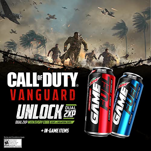 Mountain Dew Game Fuel, Charged Cherry Burst, 16 Fl Oz. Cans 12