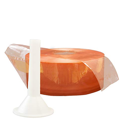 Mtplum Sausage Collagen Casing Transparent Red Yellow No Edible