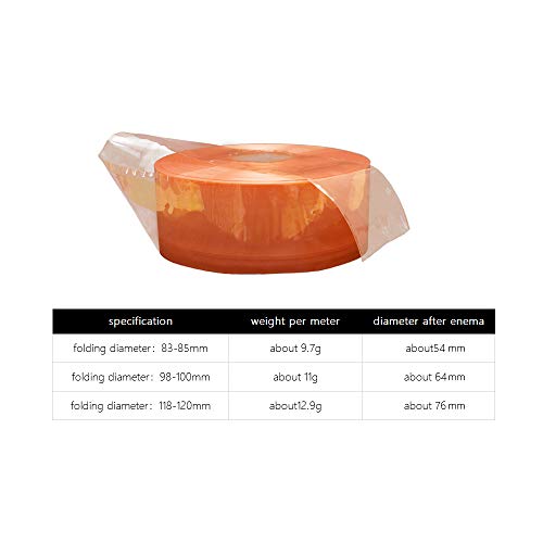 Mtplum Sausage Collagen Casing Transparent Red Yellow No Edible