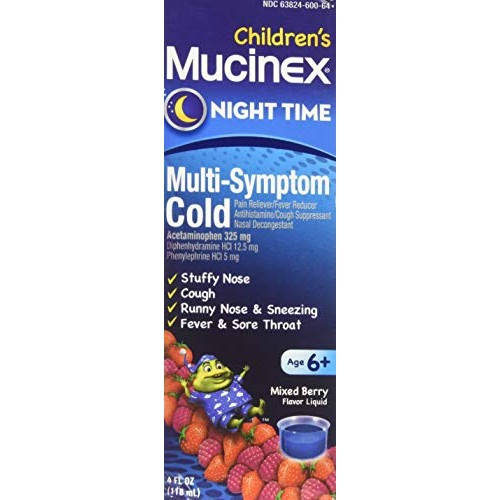 Cold, Cough, And Fever, Mucinex Childrens Multi-Symptom, Night