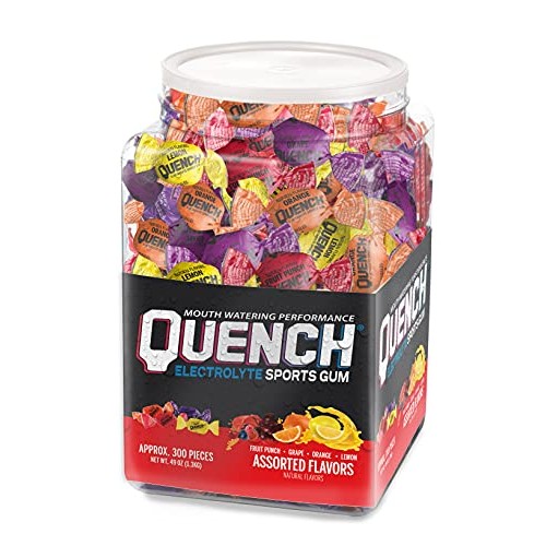 Quench Gum Tub, New Variety Fruit 300,300 Count Pack of 1