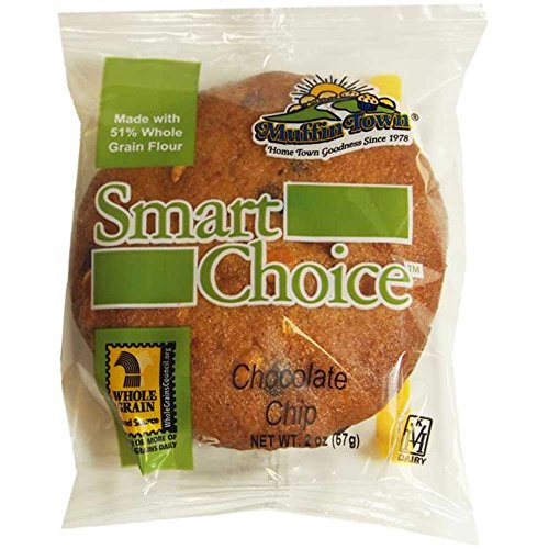 Smart Choice Wholegrain Chocolate Chip Muffin Tops, 2 Ounce -- 6...