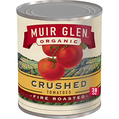 Muir Glen, Organic Crushed Fire Roasted Tomatoes, 28 Oz
