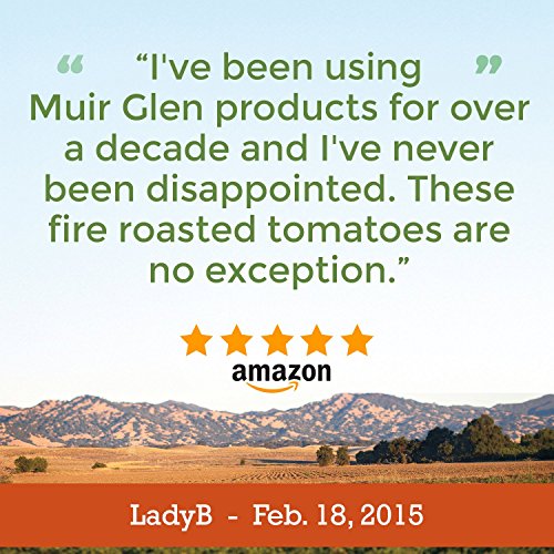 Muir Glen Canned Tomatoes, Organic Diced Tomates, Fire Roasted,