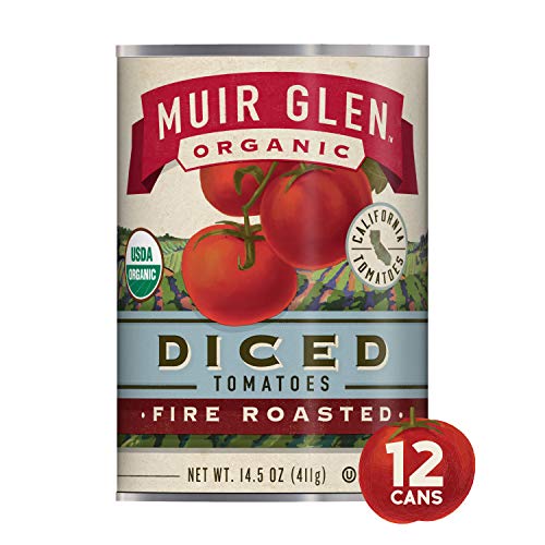 Muir Glen Canned Tomatoes, Organic Diced Tomates, Fire Roasted,