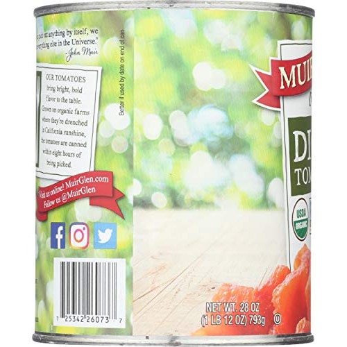 Muir Glen Organic Diced Tomatoes - 28 Oz