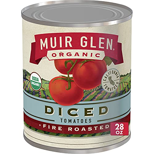 Muir Glen Organic Fire Roasted Diced Tomatoes, 28 Oz