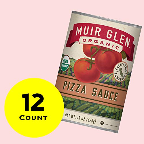 Muir Glen Organic Pizza Sauce, No Sugar Added, 15 Ounce Can Pac