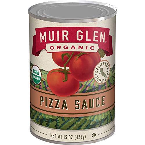 Muir Glen Organic Pizza Sauce, No Sugar Added, 15 Ounce Can Pac