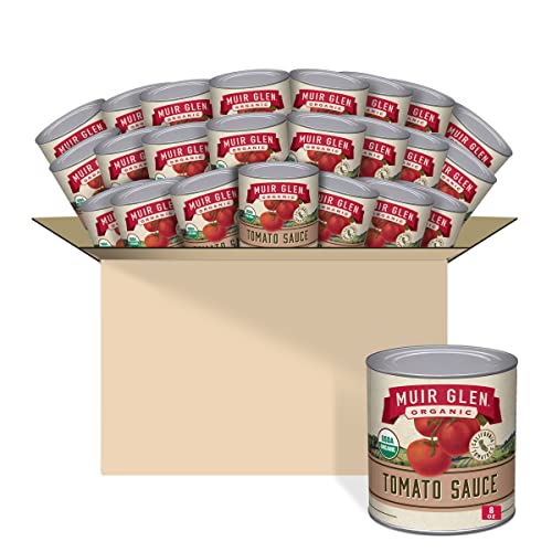 Muir Glen Vine Sweetened Organic Tomato Sauce, 8 Oz Pack Of 24