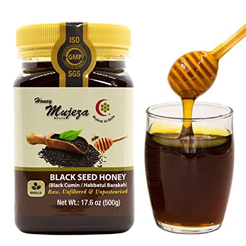 PACK OF 3 Mujeza Black Seed Honey - Not Mixed with Oil or Powder...