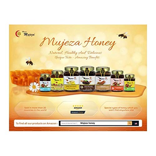 PACK OF 3 Mujeza Black Seed Honey - Not Mixed with Oil or Powder...