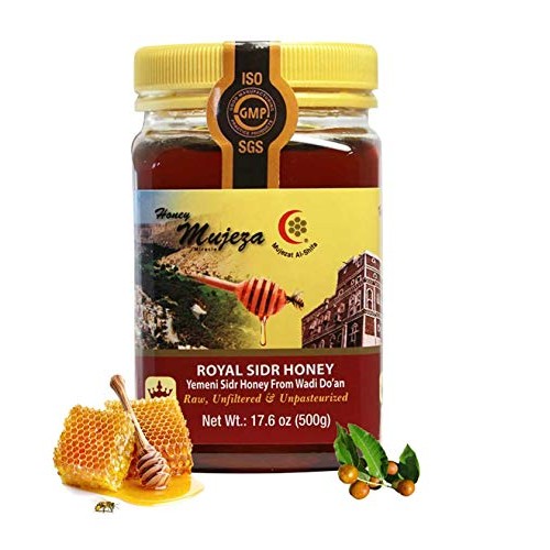 Pack of 6 Raw Royal Honey Authentic Yemen Douani Sidr Honey عس...