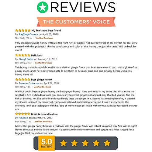 2 Jars Of Honey With Fresh Ginger Juice, Unheated Unfiltered Unp