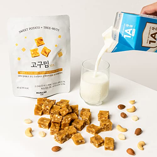 Mukglam Gogumeme Nuts, Cube Shaped Dried Sweet Potato With Almon