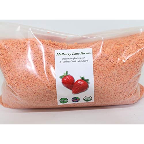 Red Lentils 5 Pounds Usda Certified Organic, Non-Gmo Bulk, Produ