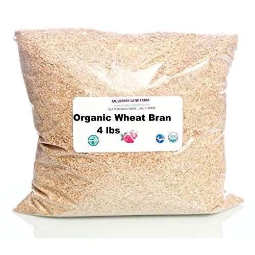 Wheat Bran, 4 Pounds Usda Certified Organic, Non-Gmo Bulk