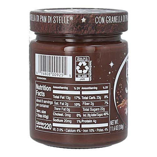 Mulino Bianco Pan Di Stelle Italian Chocolate Hazelnut Cream, 11...