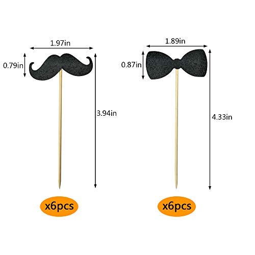 30 Pcs Baby Boss Cupcake Toppers Glitter Kids Birthday Party Sup