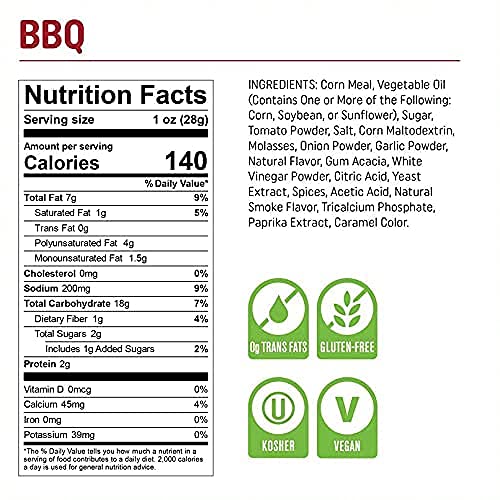 Munch Rights, Baked Bbq Puffs, Vegan And Gluten Free Snack, Kosh