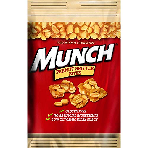 Mars Munch Peanut Brittle Bites, 4 Ounce -- 12 Per Case.
