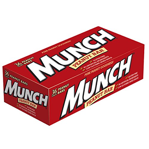 Munch Peanut Bar Singles Size 1.42-Ounce Bar 36-Count Box
