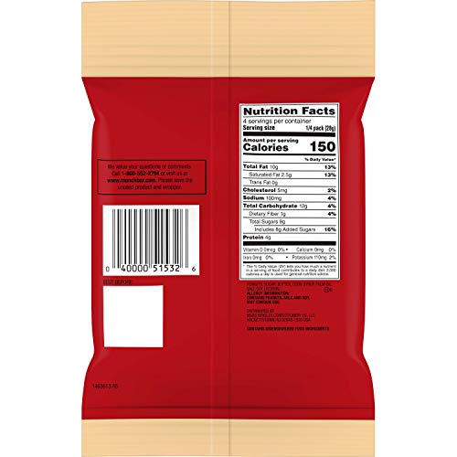 Munch Peanut Nut Bars With Brittle Bites, Gluten Free, Low Glyce