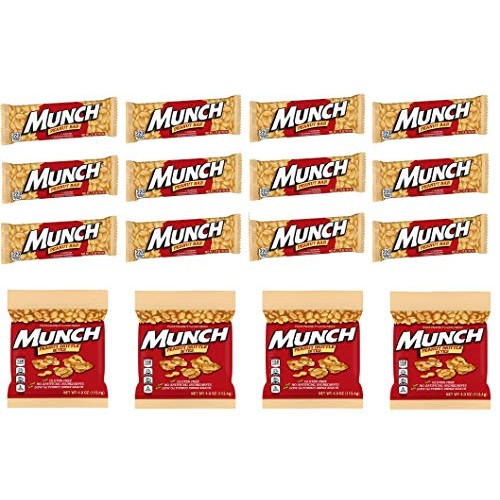 Munch Peanut Nut Bars With Brittle Bites, Gluten Free, Low Glyce