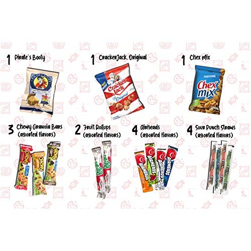 Munchie Mountain Ultimate 50-Count Snack Stock Pile And Care Pac