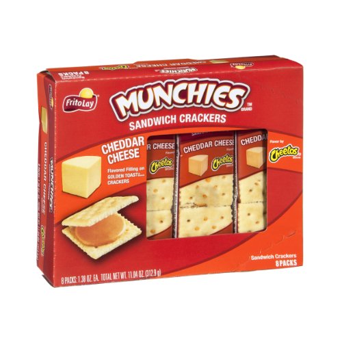 Munchies Sandwich Crackers Cheddar Cheese On Golden Toast Cracke