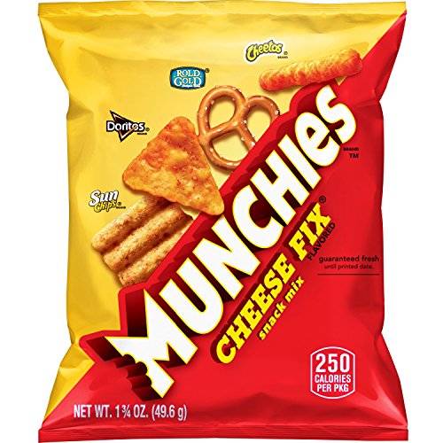 Munchies Cheese Fix Flavored Snack Mix, 1.75 Ounce Pack Of 64