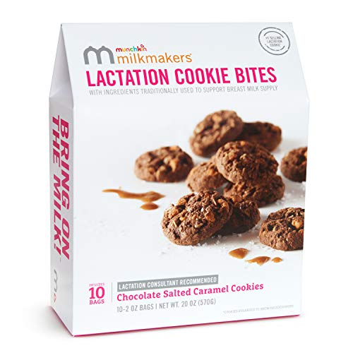 Milkmakers Lactation Cookie Bites, Chocolate Salted Caramel, 10 Ct