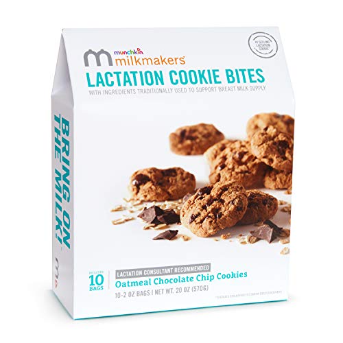 Milkmakers Lactation Cookie Bites, Oatmeal Chocolate Chip, 10 Ct