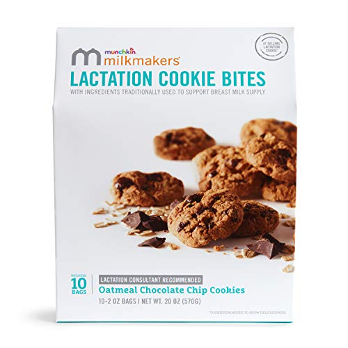 Milkmakers Lactation Cookie Bites, Oatmeal Chocolate Chip, 10 Ct