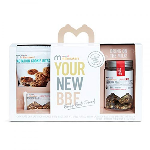 Munchkin Milkmakers Sampler Pack, Includes Lactation Cookies, Te...