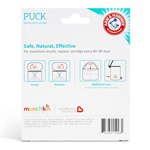 Munchkin Puck Baking Soda Cartridge Powered By Arm &Amp; Hammer, Lav