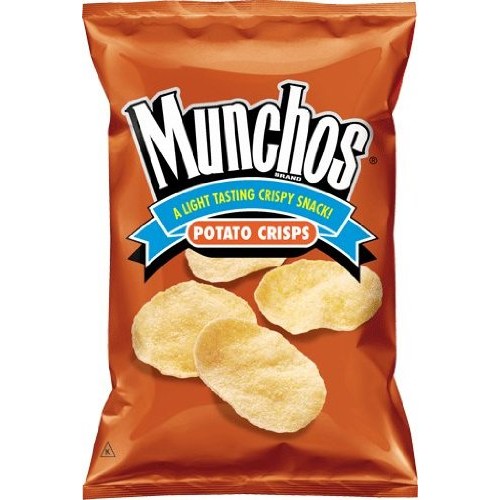 Munchos Regular Potato Crisps, 4.5 Oz Bags Pack Of 12