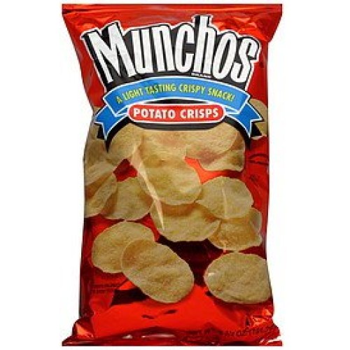 Munchos Regular Potato Crisps, 4.5 Oz Bags Pack Of 9