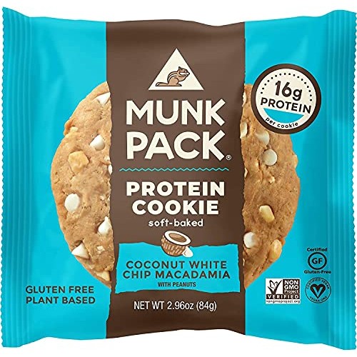 Munk Pack Soft Baked Protein Cookie | Plant Based & Vegan Snacks...